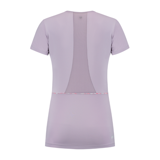 T-shirt K-Swiss Hypercourt Advantage Tee Violet Femme
