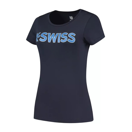 T-shirt K-Swiss Essentials Bleu Marine Femme