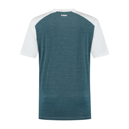 T-shirt K-Swiss Hypercourt Mix Crew Blanc