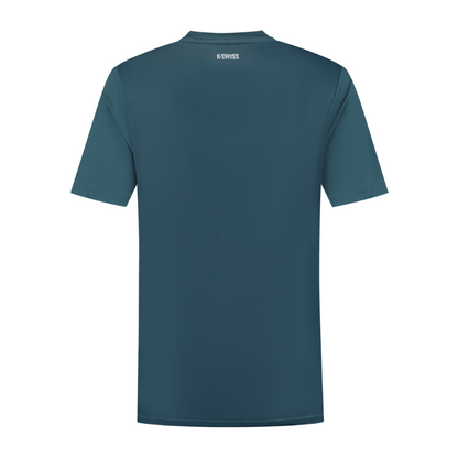 T-shirt K-Swiss Hypercourt Print Crew Vert