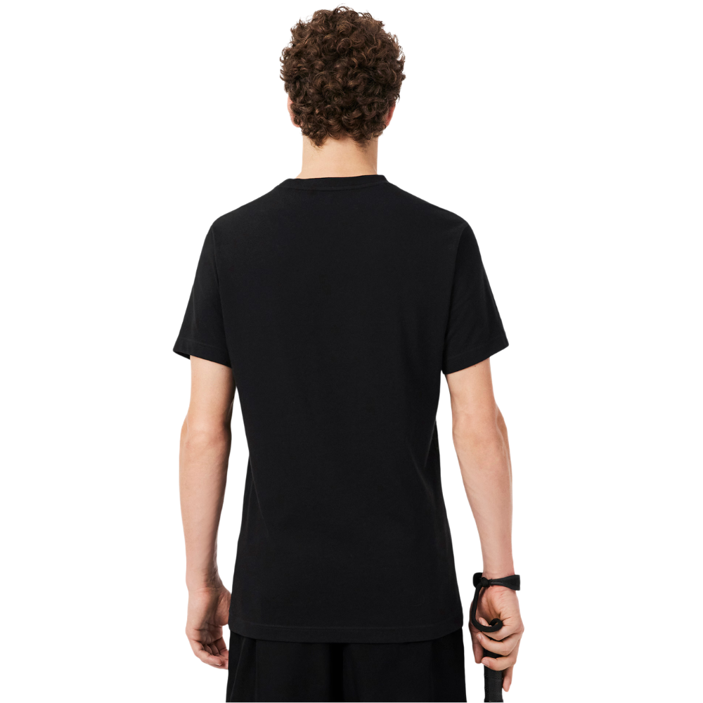 T-shirt Lacoste Noir - Esprit Padel Shop