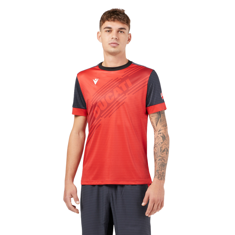 T-shirt Macron x Ducati Rouge