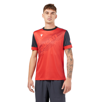 T-shirt Macron x Ducati Rouge