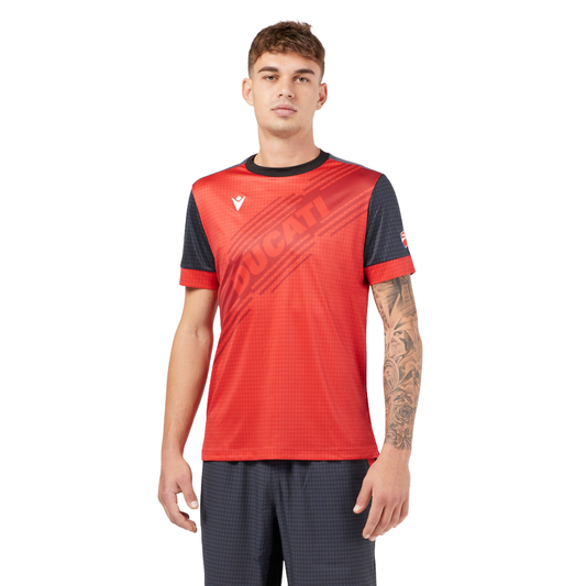 T-shirt Macron x Ducati Rouge