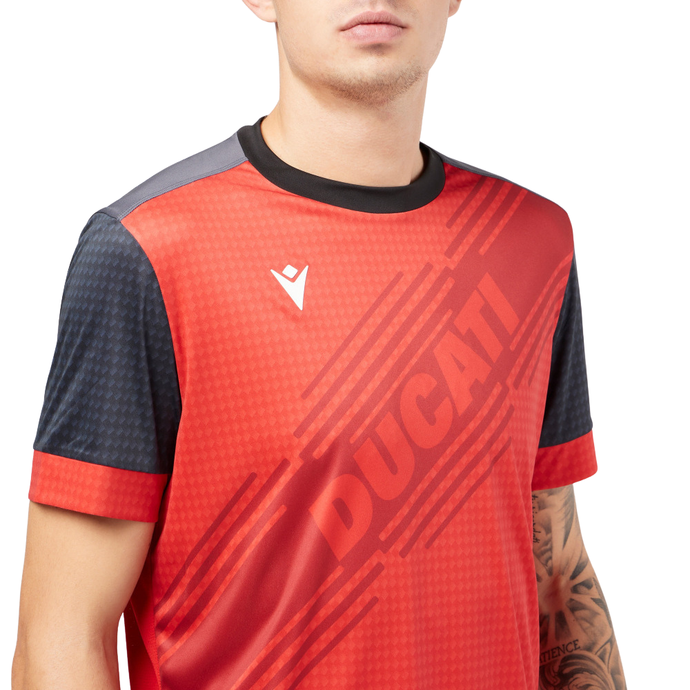 T-shirt Macron x Ducati Rouge