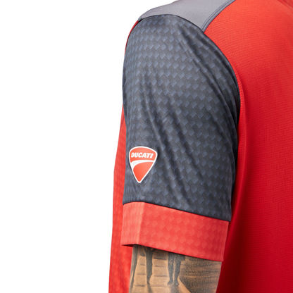 T-shirt Macron x Ducati Rouge