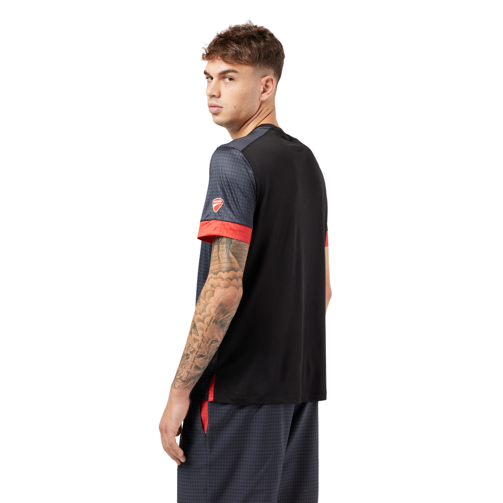 T-shirt Macron x Ducati Noir