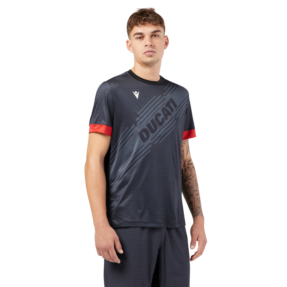 T-shirt Macron x Ducati Noir