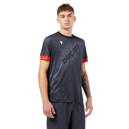 T-shirt Macron x Ducati Noir