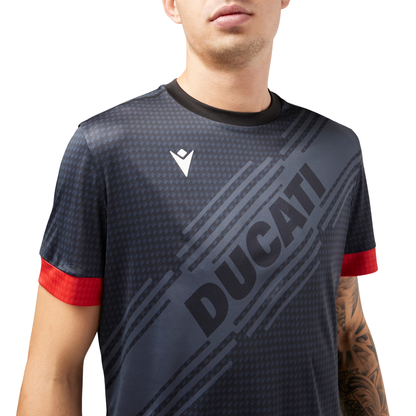 T-shirt Macron x Ducati Noir