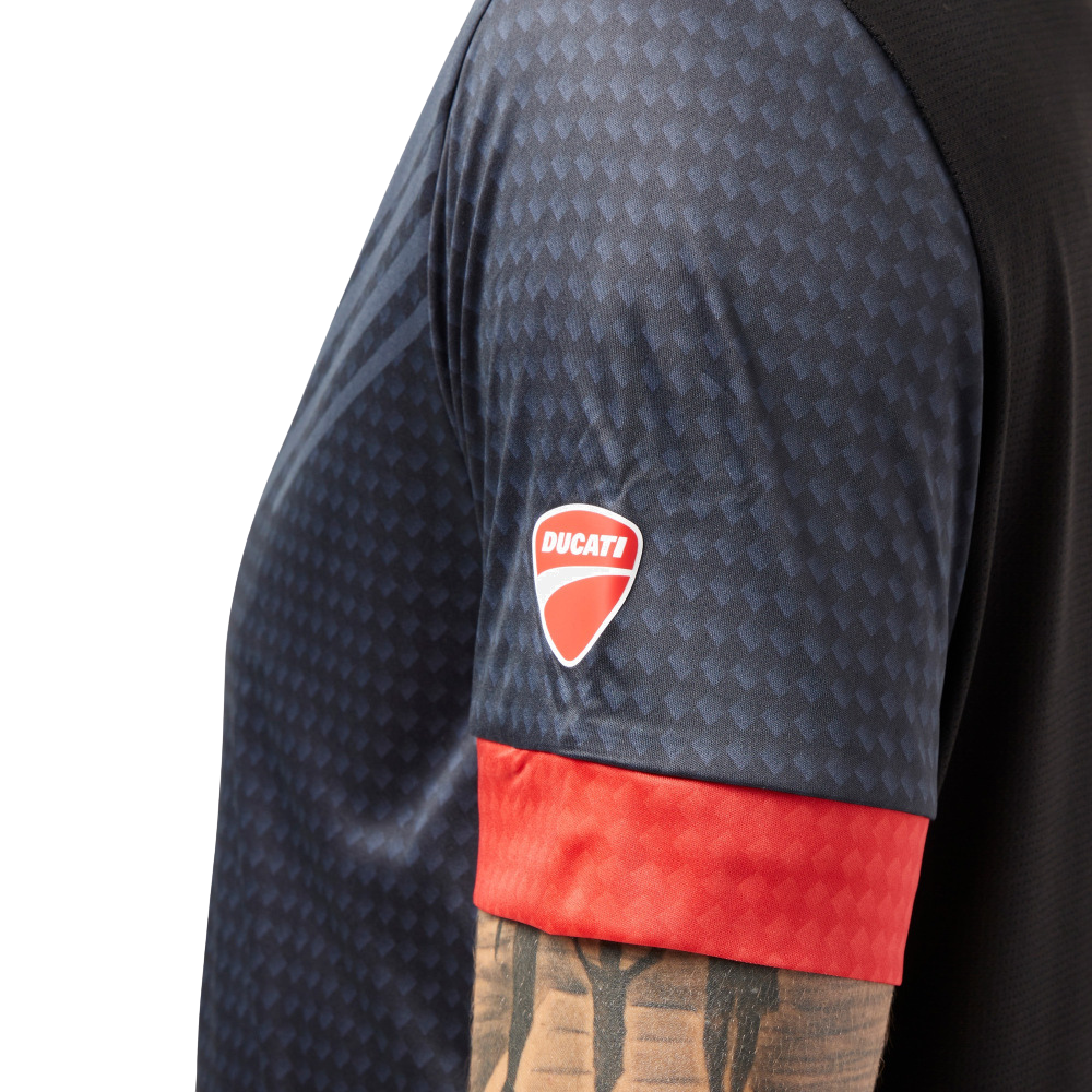 T-shirt Macron x Ducati Noir