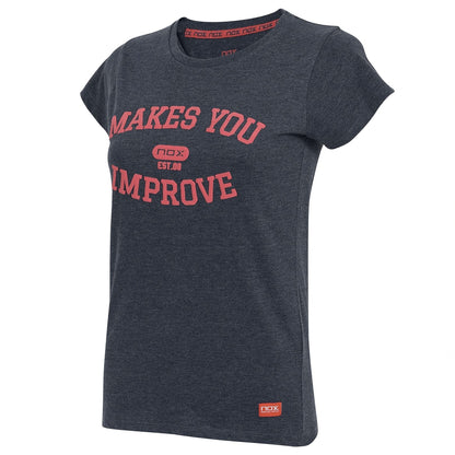 T-shirt Nox Basic Bleu Marine Femme