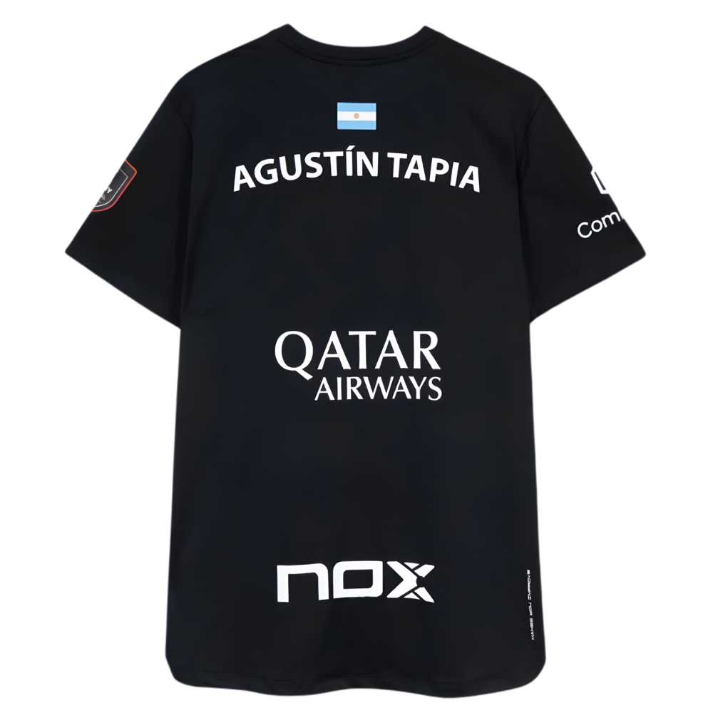 T-shirt Nox Replica Agustin Tapia AT10 Noir 2026 - Esprit Padel Shop