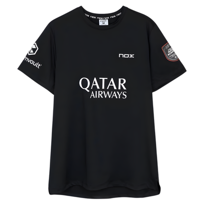 T-shirt Nox Replica Agustin Tapia AT10 Noir 2026 - Esprit Padel Shop