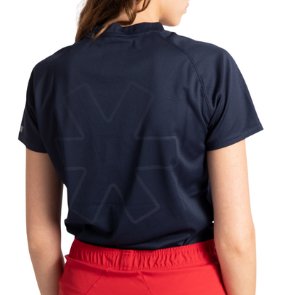 T-shirt Osaka Training Sleeves Bleu Marine Femme