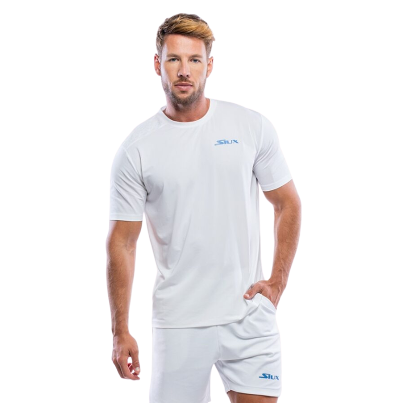 T-shirt Siux Jacquard Blanc