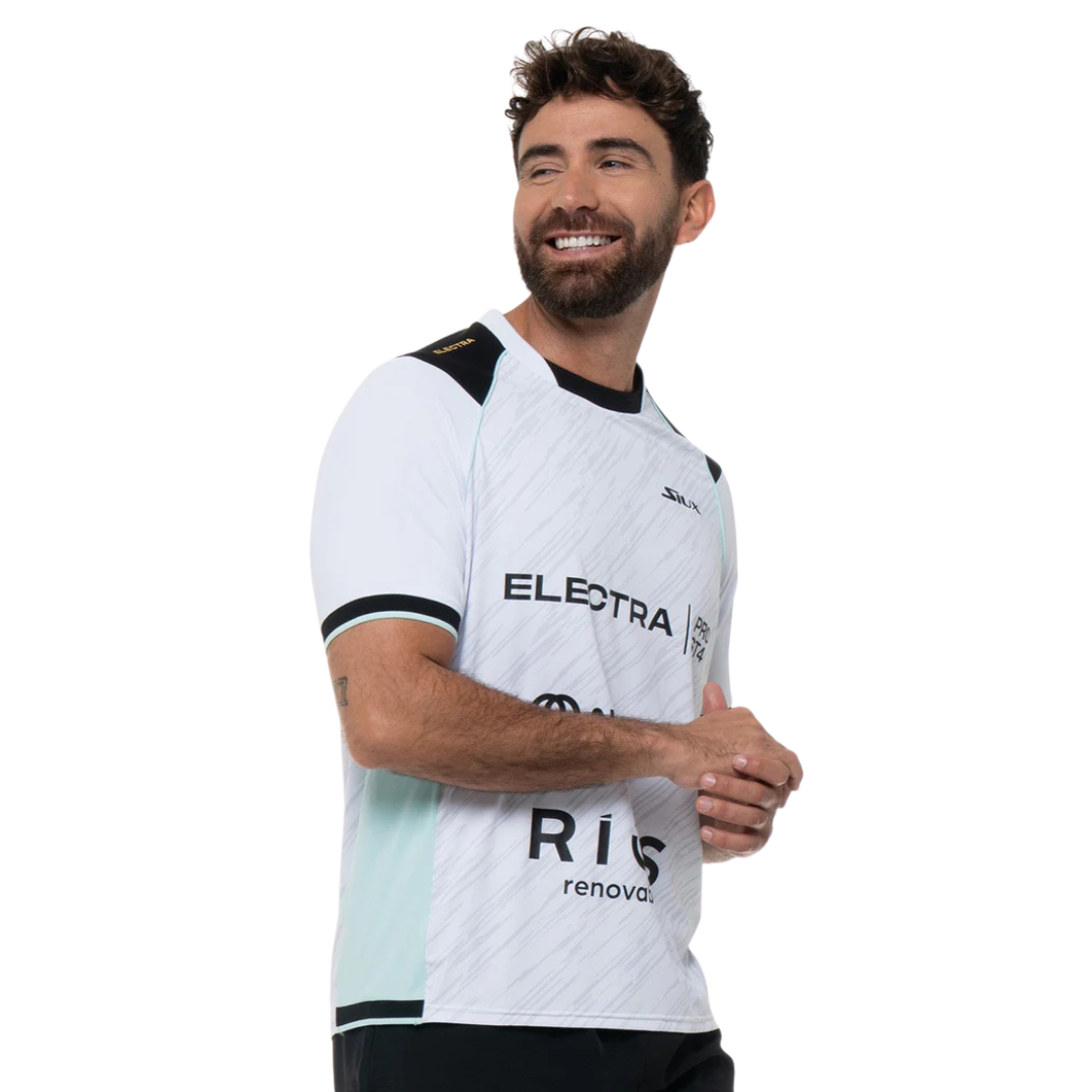 T-shirt Siux Replica Electra Stupa Officiel Blanc 2025
