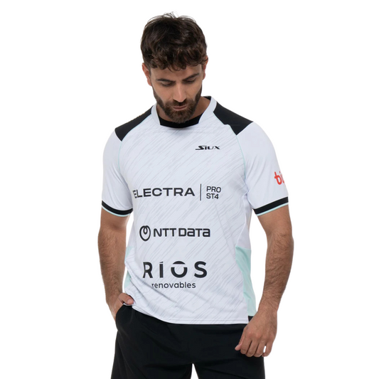 T-shirt Siux Replica Electra Stupa Officiel Blanc 2025