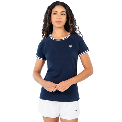 T-shirt Tecnifibre Team Stretch Bleu Marine Femme