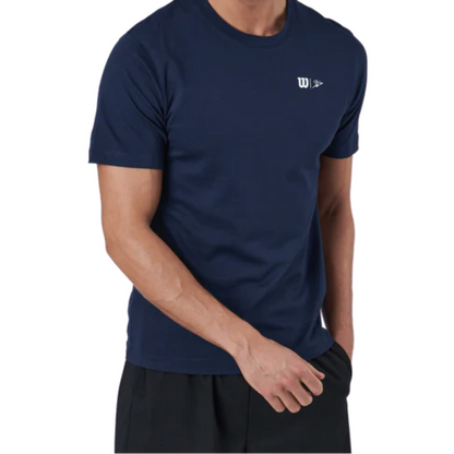 T-shirt Wilson Bela Tech Tee Bleu Marine