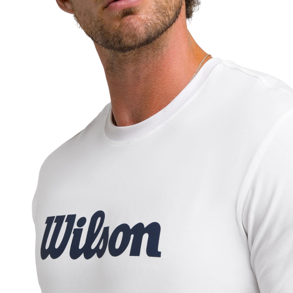 T-shirt Wilson Easy Street Tee Blanc