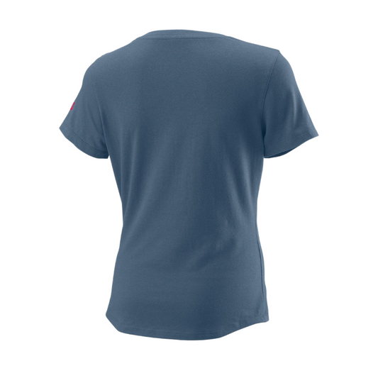 T-shirt Wilson Love Earth Tech Tee Bleu Femme