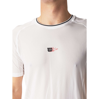 T-shirt Wilson Seamless Crew 2.0 Blanc