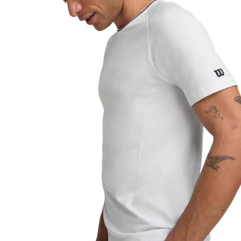 T-shirt Wilson Seamless Crew Blanc