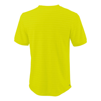 T-shirt Wilson Stripe Crew Jaune