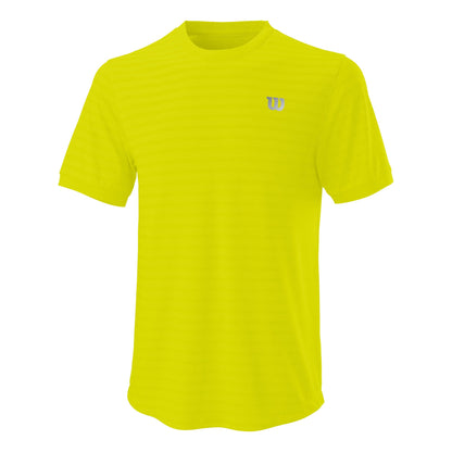 T-shirt Wilson Stripe Crew Jaune