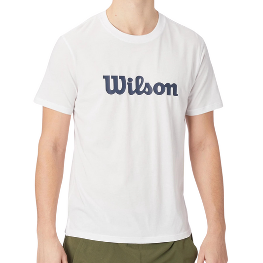 T-shirt Wilson Team Graphic Tee Script Blanc