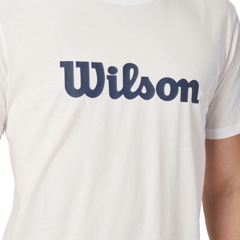 T-shirt Wilson Team Graphic Tee Script Blanc