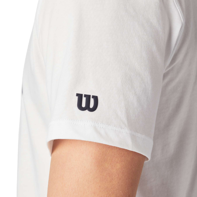 T-shirt Wilson Team Graphic Tee Script Blanc
