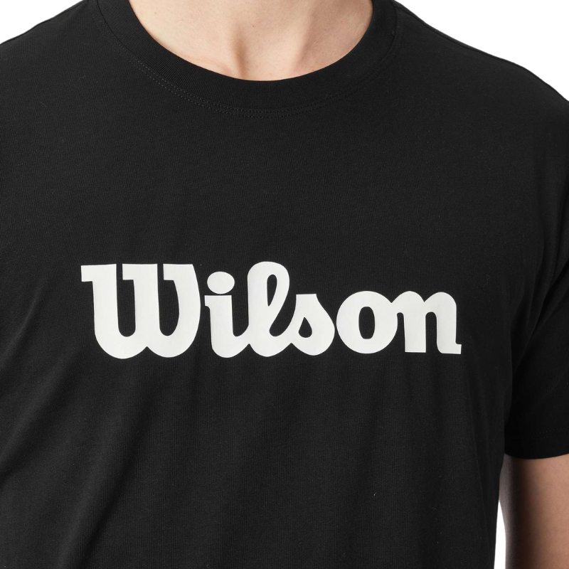 T-shirt Wilson Team Graphic Tee Script Noir