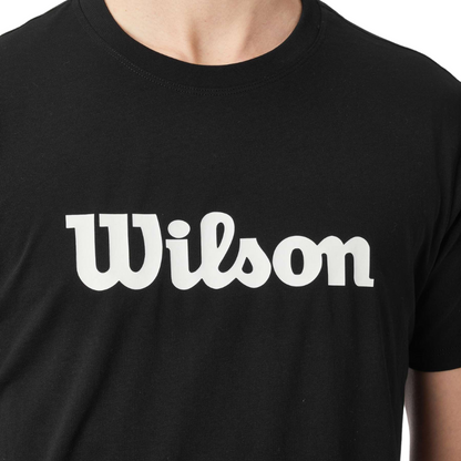 T-shirt Wilson Team Graphic Tee Script Noir