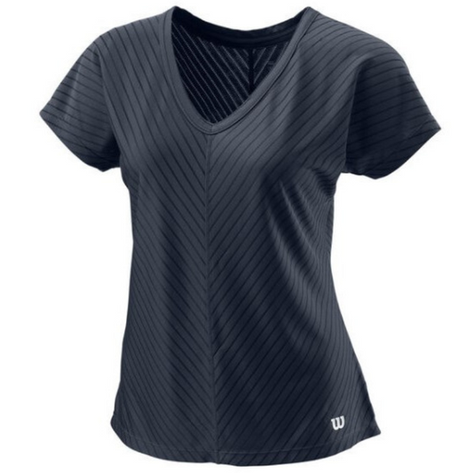 T-shirt Wilson Training V-Neck II Noir Femme