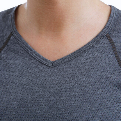 T-shirt Wilson Training V-Neck Tee Gris Femme