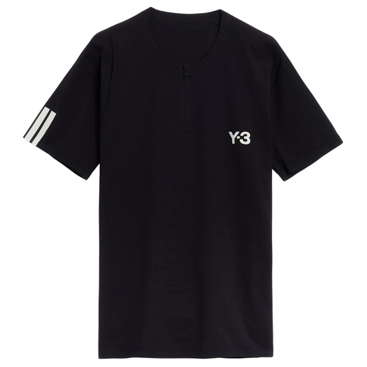 T-shirt Adidas Y-3 Zip Noir