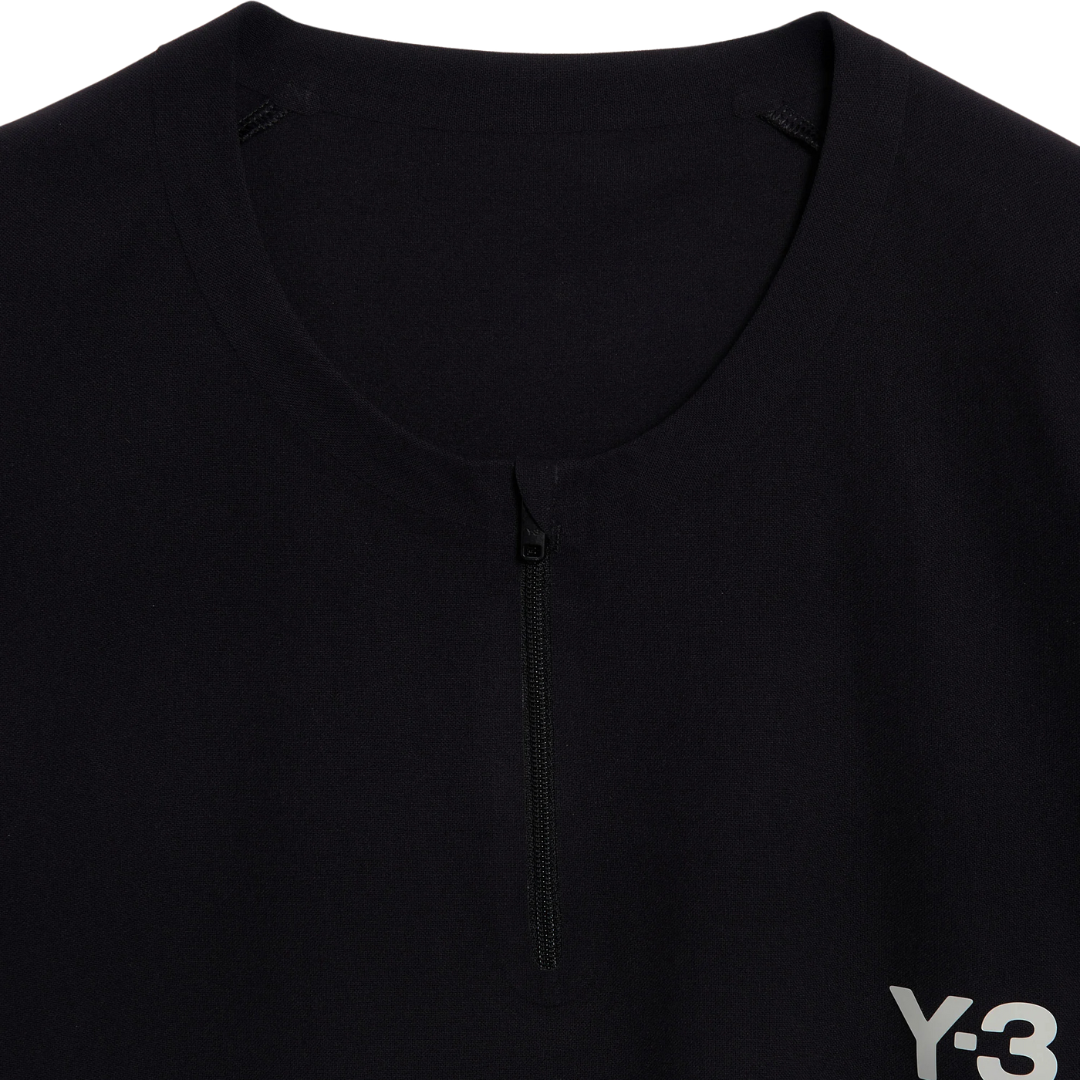 T-shirt Adidas Y-3 Zip Noir