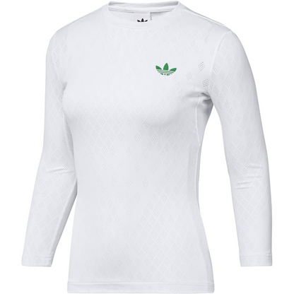 T-shirt à manches longues Adidas  3/4 Sleeve Pro Blanc Femme
