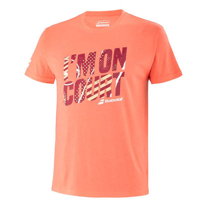 T-shirt Babolat I'M ON COURT Corail