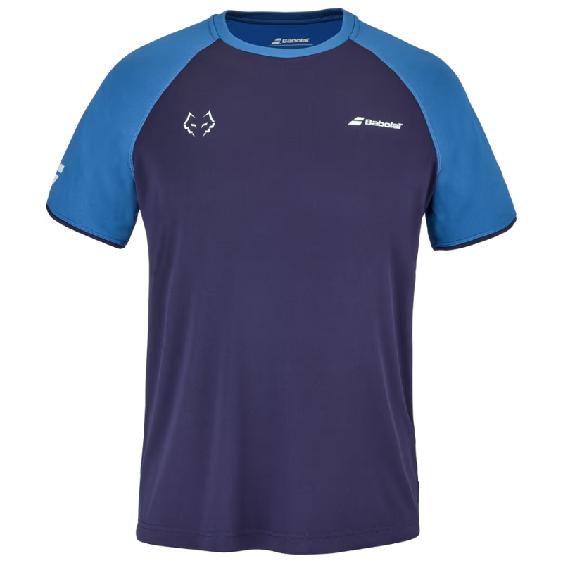 T-shirt Babolat Crew Neck Tee Lebron Bleu
