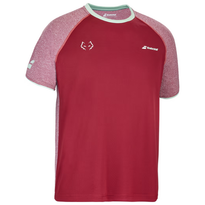 T-shirt Babolat Crew Neck Tee Lebron Rouge
