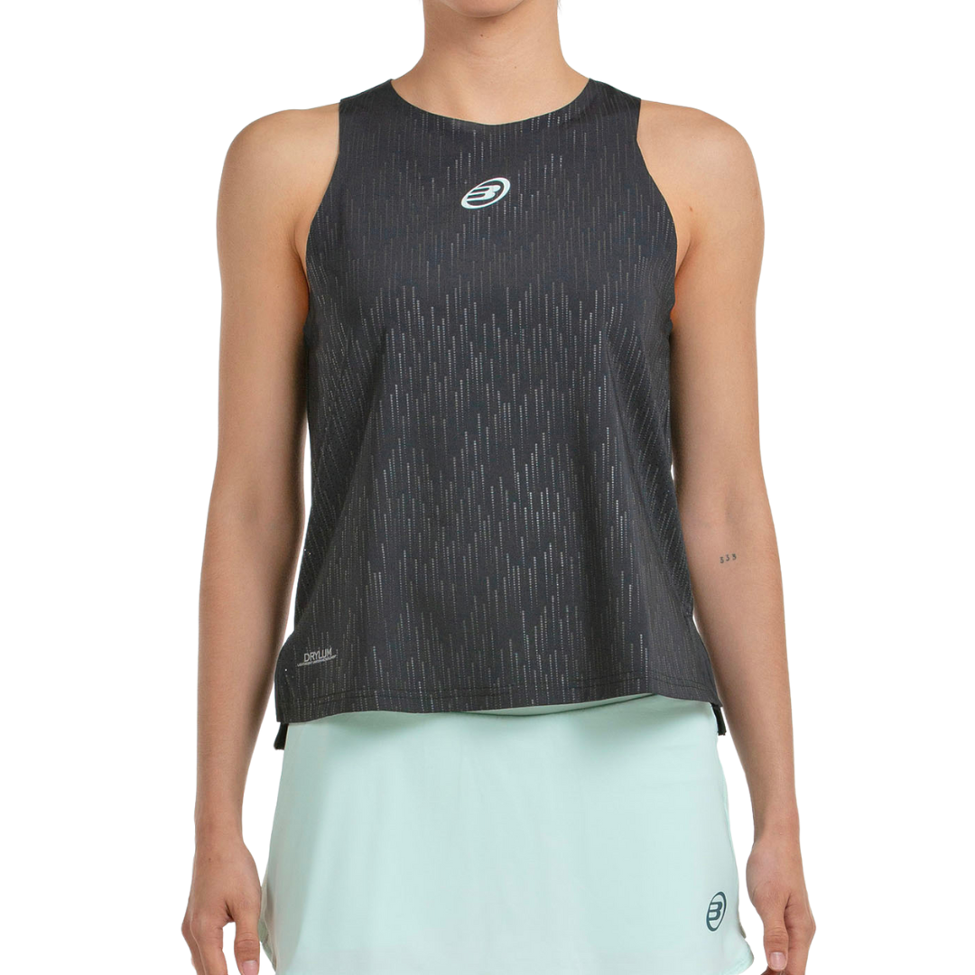 Débardeur Bullpadel Abure Noir Femme