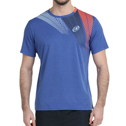 T-shirt Bullpadel Liria Bleu