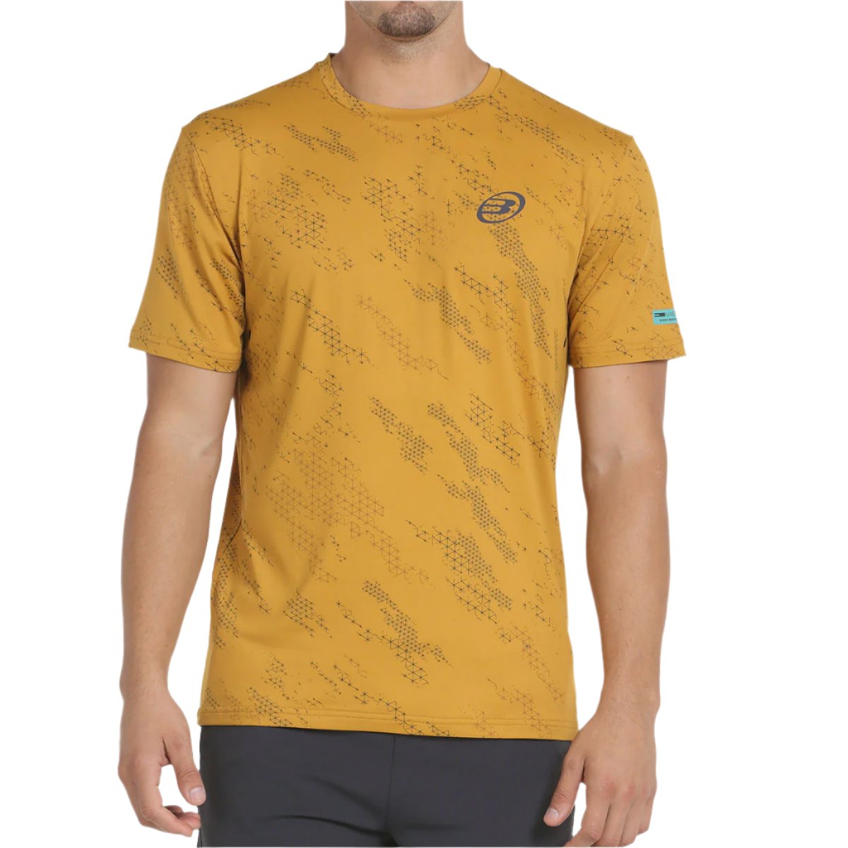 T-shirt Bullpadel Mago Jaune