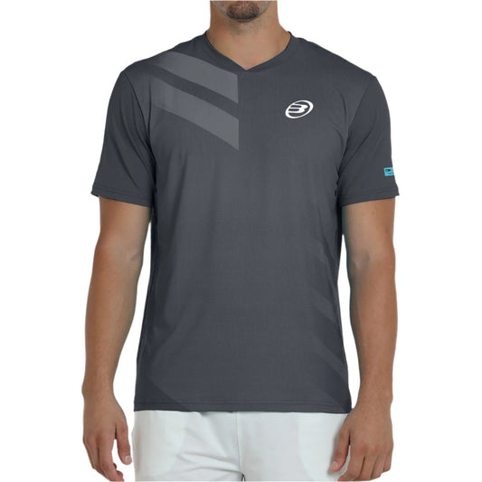 T-shirt Bullpadel Maron Noir