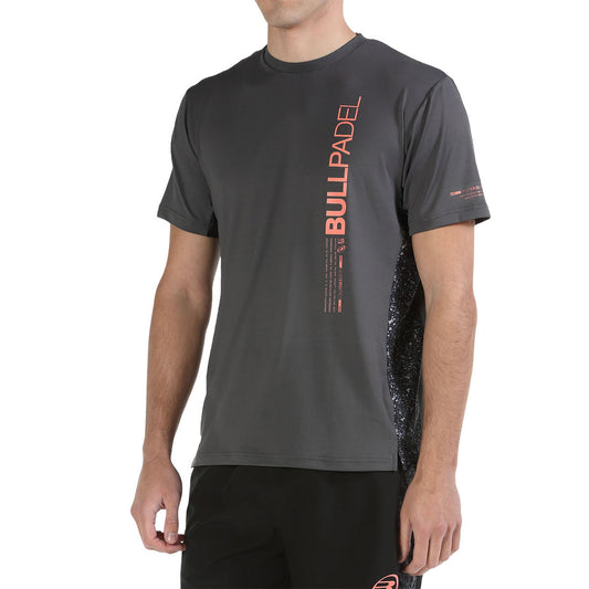 T-shirt Bullpadel Mixta Gris