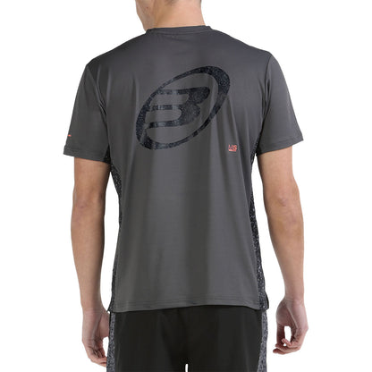 T-shirt Bullpadel Mixta Gris