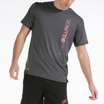 T-shirt Bullpadel Mixta Gris